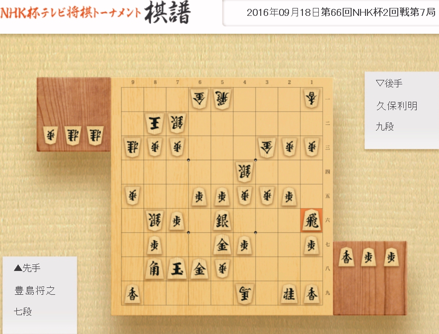 狙われている飛車を逃がす