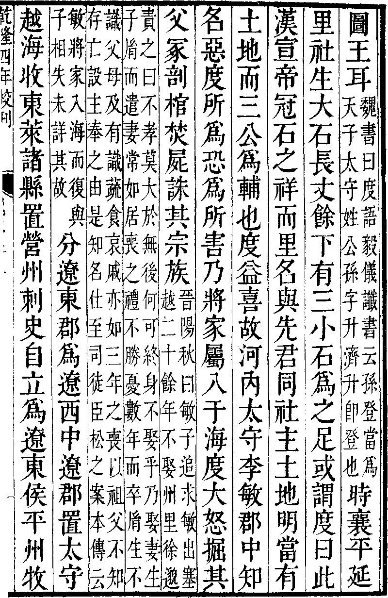 【三國志】 公孫度傳