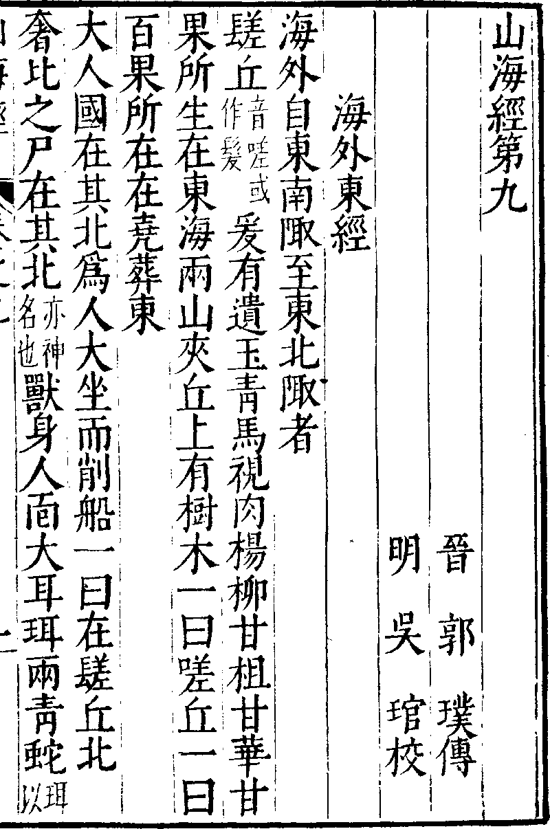 山海経 海外東経