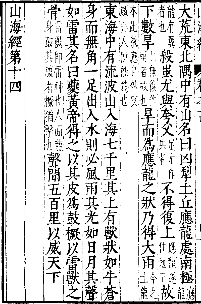 山海経 大荒東経