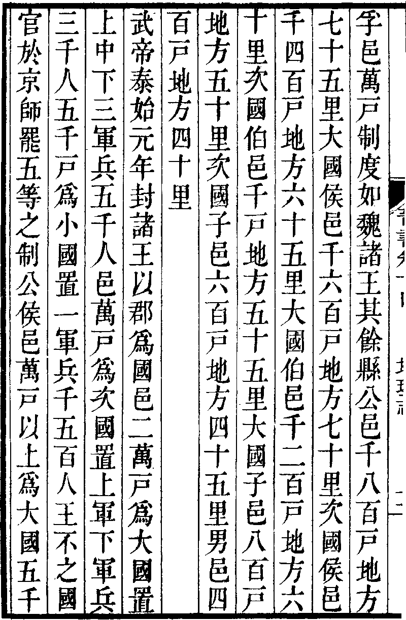 【晉書】 地理志 3